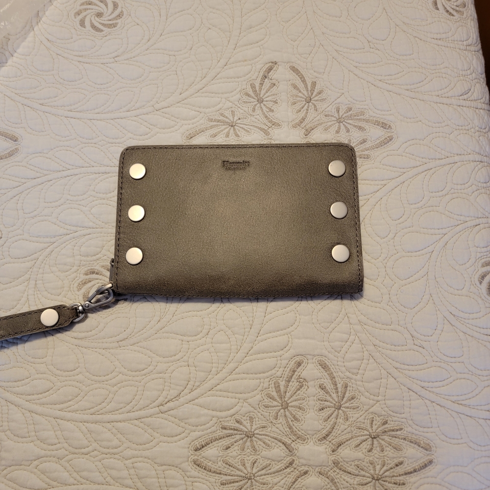 Hammitt Silver Wristlet with Stud Accents